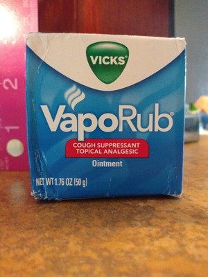 Vicks VapoRub  Cough Suppressant Topical Analgesic Ointment 1.76 oz (50 g)