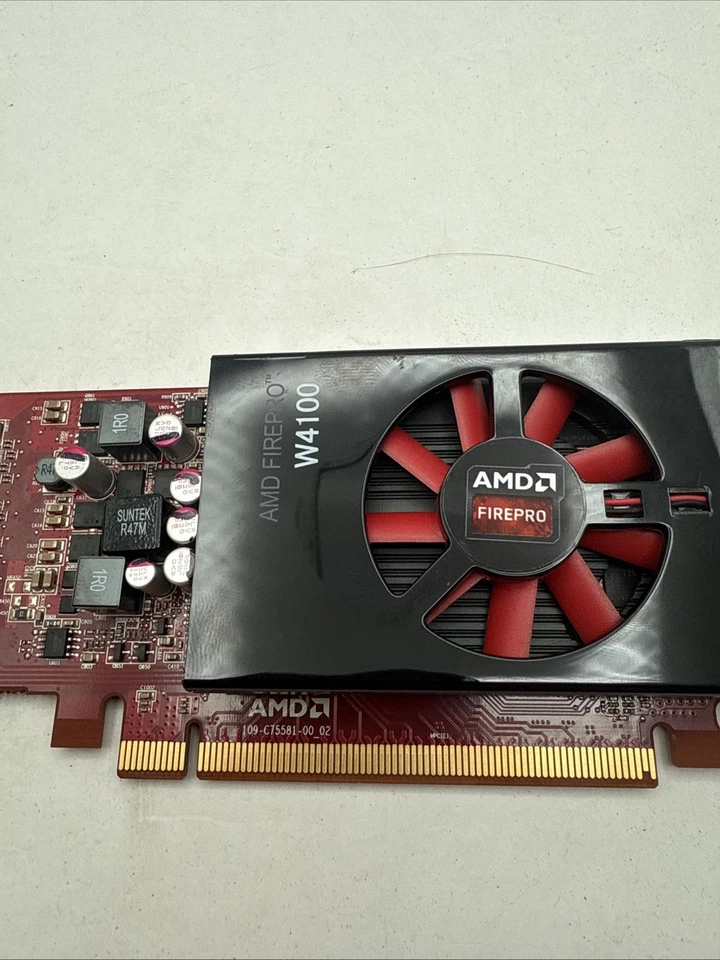 AMD FirePro W4100 2GB DDR5 PCIe 4x Mini DP Graphics Video Card 0XXH7R - Image 3 of 4