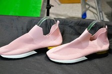 Damskie Różowe Wsuwane Skarpetki Sneakersy Buty do chodzenia sz 10