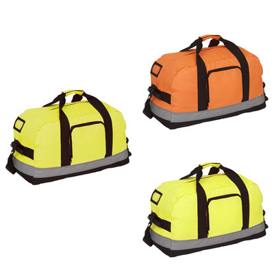 Yoko Hi-Vis Seattle Waterproof Holdall YK2518-Travel Duffle Polyester Bag