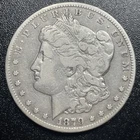 1879-CC Morgan Silver Dollar $1 VF Very Fine Rare Key Date Capped Carson City