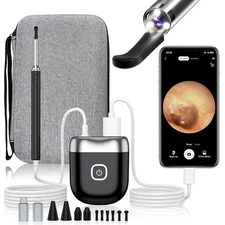 Ear Wax Removal 1080P Remover Cleaner with Camera Tool Otoscope Waterproof Gifts
