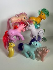 Lotto lavoro My Little Pony G1 vintage anni 80 Hasbro bundle 7x