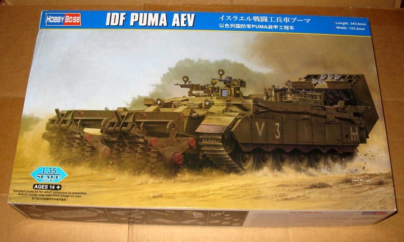 HobbyBoss 1:35 IDF Puma AEV Israeli Armored Combat Engineering Vehicle Detailed