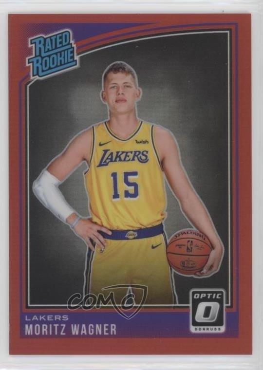 2018 Panini Donruss Optic Rated Rookie Red Prizm 51/99 Moritz Wagner #197 00am