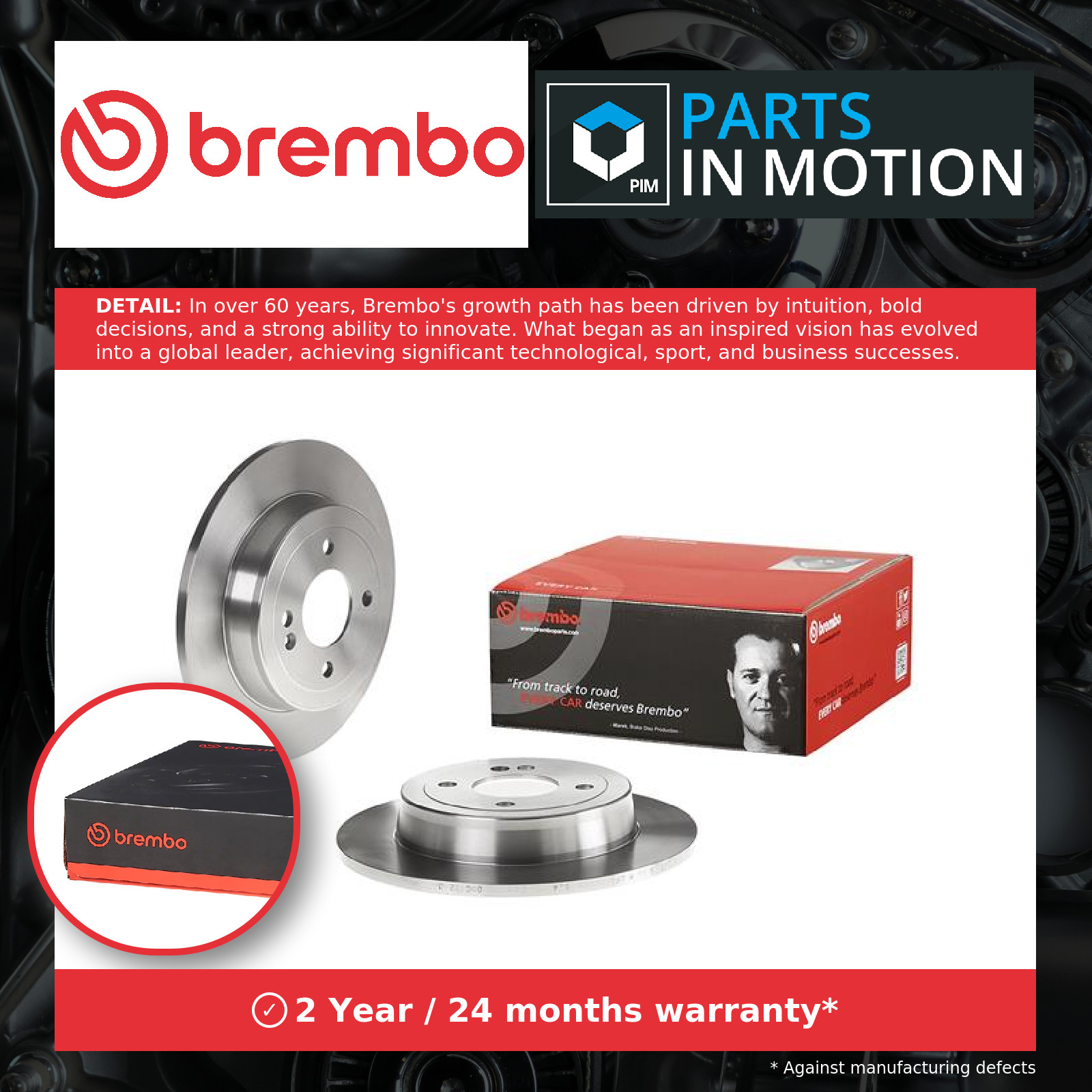 Brembo Prime Line Solid Brake Disc Pair - 08.C172.10 - Quality - Free Shipping - Image 8