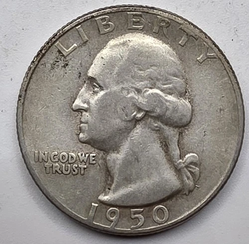 *SILVER* 1950-S  Washington Quarter -《Great Way To Buy Silver!!》
