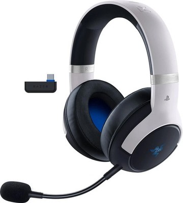 Razer Kaira Pro HyperSpeed PlayStation Gaming Headset Dual Wireless B/W