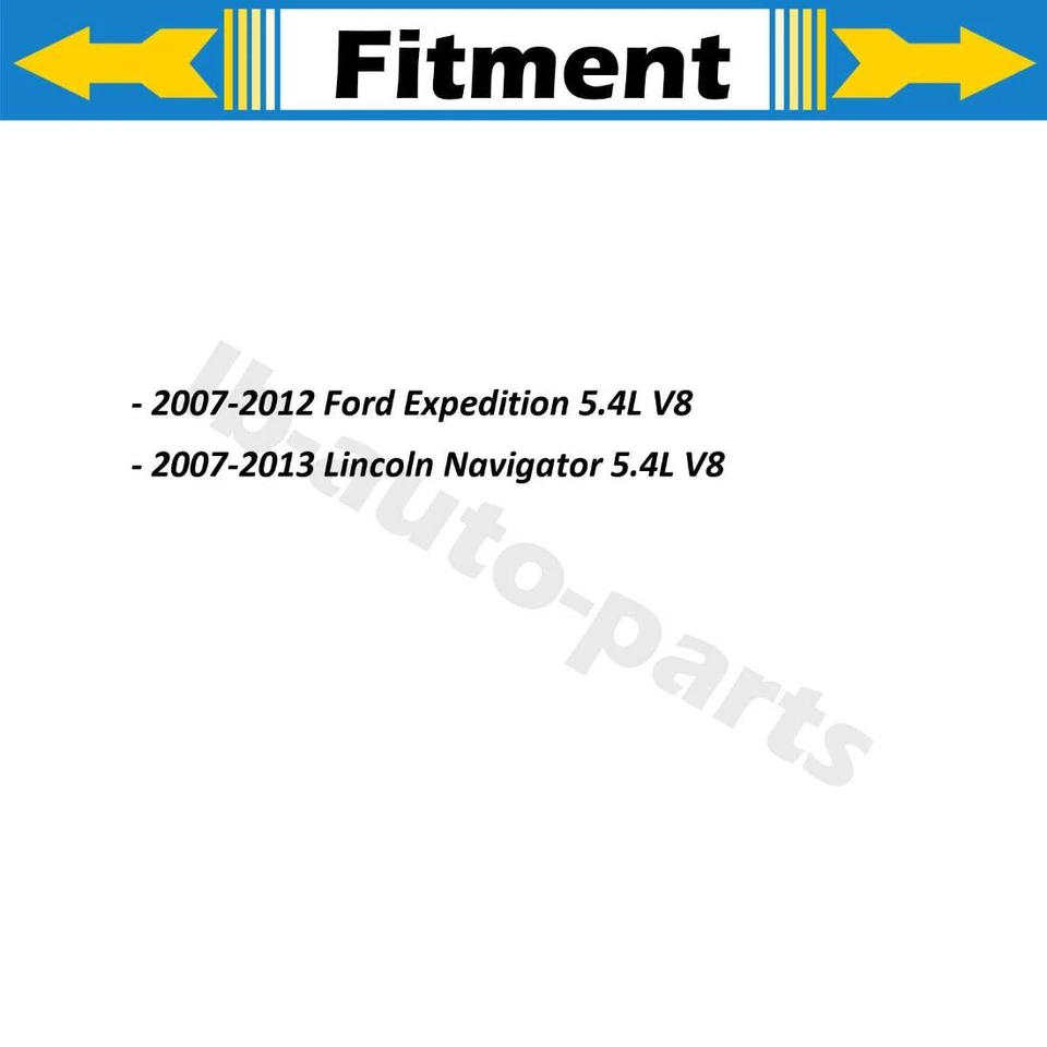 Linha de mangueira de freio dianteiro 2 peças para Lincoln Navigator 5.4L 2007-2013 - Imagem 2 de 4