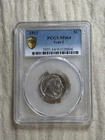 1913 Type 2 Buffalo Nickel MS64 PCGS Tougher Type 2 Raised Ground Gold Shield