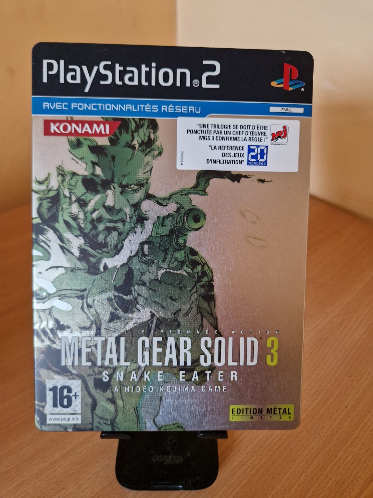 🎮 Metal Gear Solid 3 Snake Eater PS2 PAL FR 🇫🇷 CIB Complet – Édition Metal 