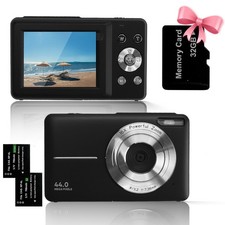 Digital Camera 32GB HD 1080P 44MP 2.4'' LCD Display Screen 16X Zoom Anti-Shake