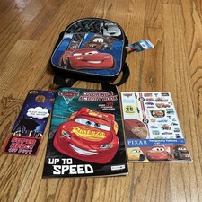 New Children s Pixar Cars Backpack Lightening...