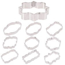  10 Pcs Cookie Making Tool Stainless Steel Biscuit Mold Pastry Molds Metal