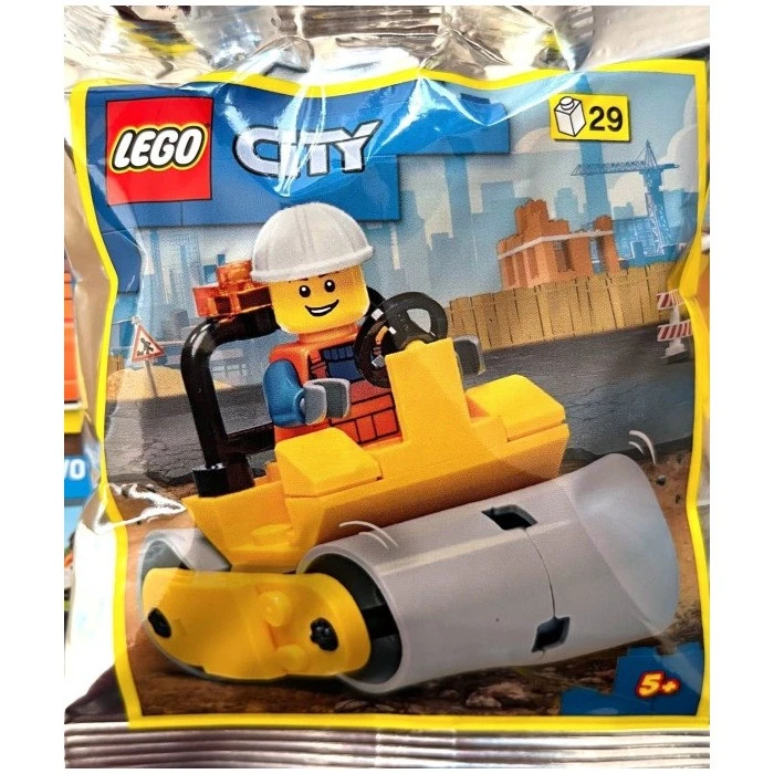 LEGO City Robbie Rolla's Steamroller Foil Bag 952210 (SEALED)