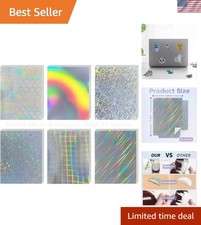 30 Sheets Holographic Sticker Paper for Inkjet Laser Printer, Printable Vinyl,,,