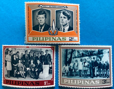 1968 PHILIPPINES JFK and Robert Kennedy and Family MNH Set