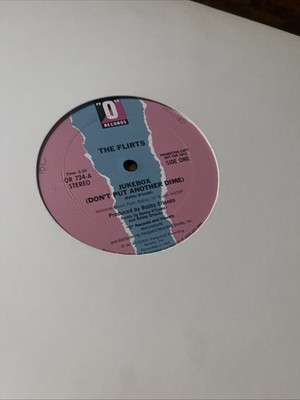 THE FLIRTS - JUKEBOX (DON'T PUT ANOTHER DIME) - 12'' VINYL 1983 PROMO MINT 1ST PR