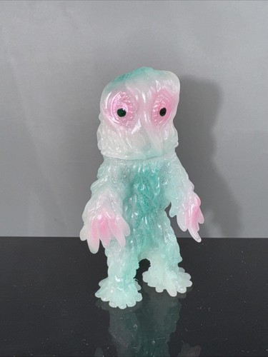 MARUSAN MARUGACHA 2.5" HEDORAH STANDING CLEAR PINK GREEN Godzilla Sofubi