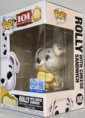 Funko Pop! Disney 101 Dalmatians Rolly with Cheese Sandwich #1685
