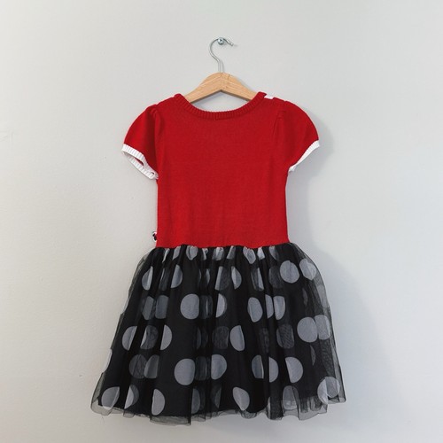 Disney Red and Black Minnie Mouse Dress 5T Toddler Dress - Picture 2 of 3