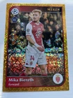 TOPPS MERLIN CHROME 2024 - 25 CARD MIKA BIERETH AS MONACO ROOKIE GOLD /50