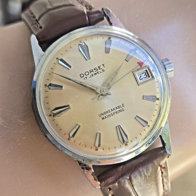 Vintage DORSET men's manual wind watch UT29C 17Jewels 1960s | eBay
