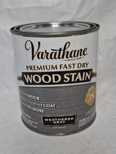 Varathane Fast Dry Wood Stain Quart Weathered...