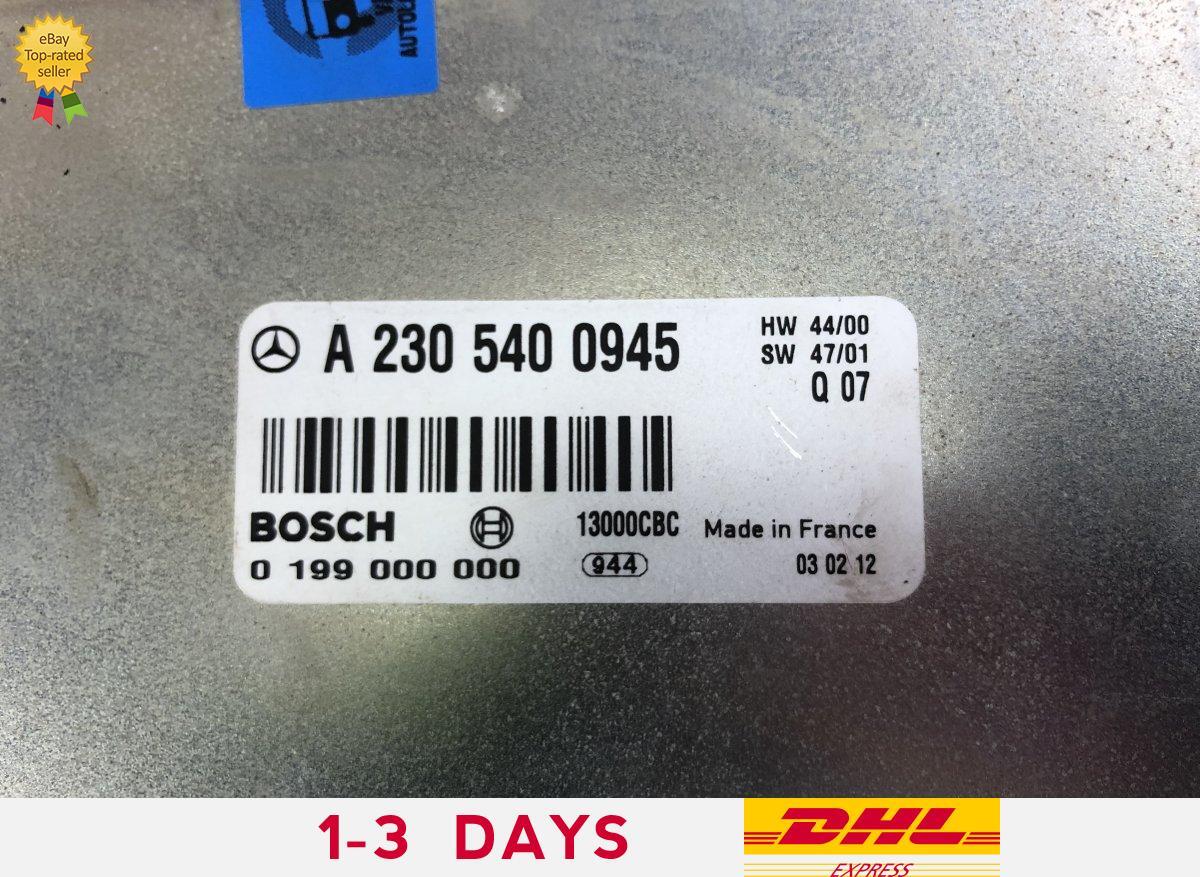 MB SL R230, Load separation module in trunk right, ECU A2305400945 