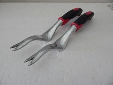 Universal Multi Purpose 6 Inch Heavy Duty Garden Weed Puller with Handle 2 Pack