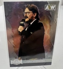 Tony Schiavone 2022 Skybox Metal Universe AEW Slap Dick # 70 whw