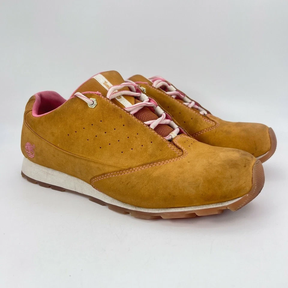 Timberland Metro Slim Trigo Marrón Rosa Mujer Zapatillas Zapatos 19381 1027 Talla 10 Foto 2 de 4