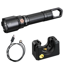 Fenix WF25RM 3000 Lumen Flashlight with UV Light and Charging Cradle