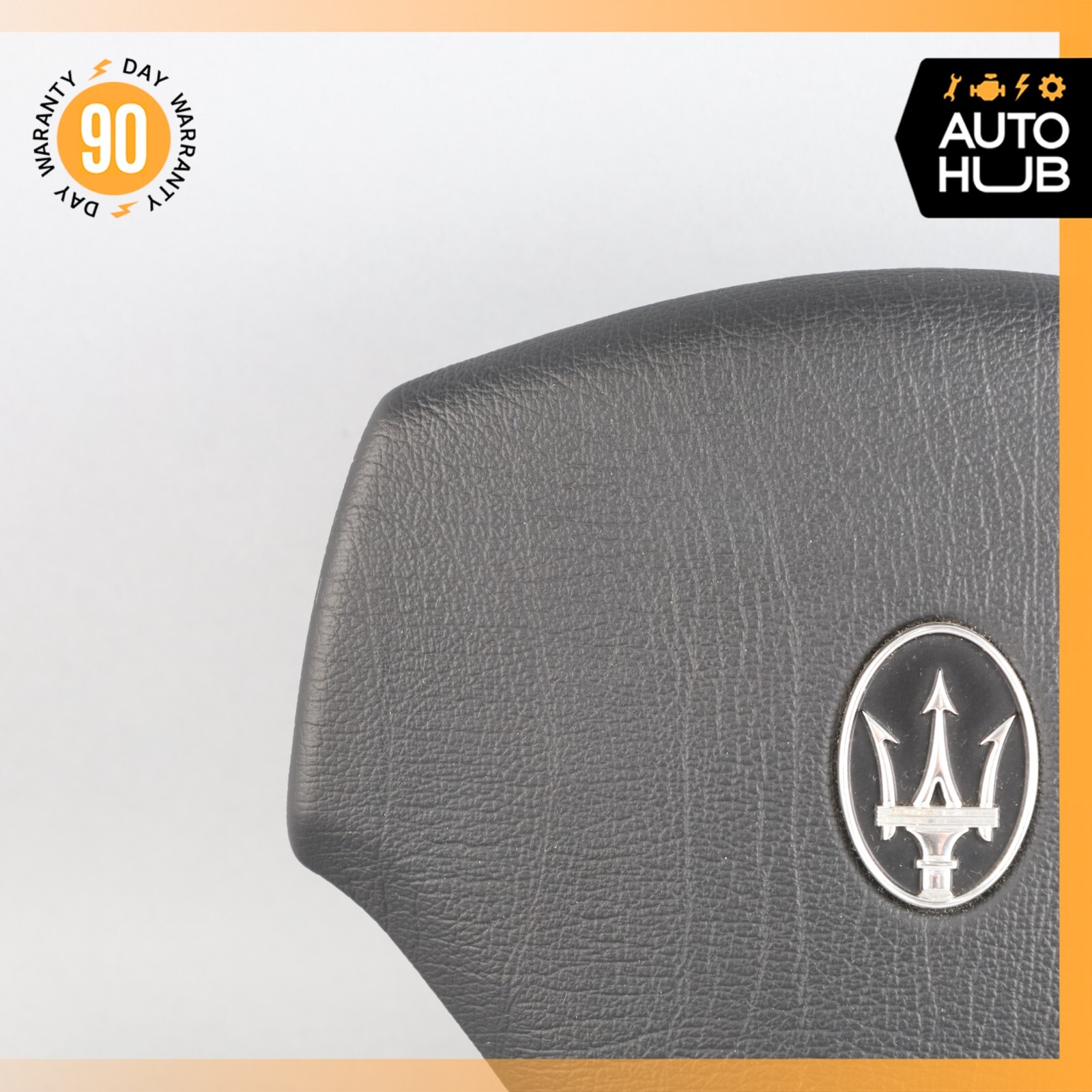03-13 Maserati Quattroporte M139 Steering Wheel Air Bag Airbag Black OEM 71k