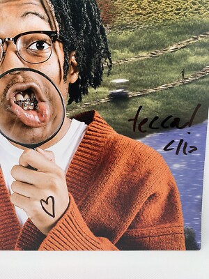 LIL TECCA SIGNED VINYL INSERT 11x11 AUTOGRAPHED JSA COA RANSOM