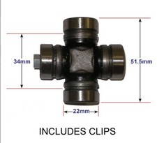 DRIVE SHAFT UNIVERSAL U JOINT/SPIDER 49050-10...