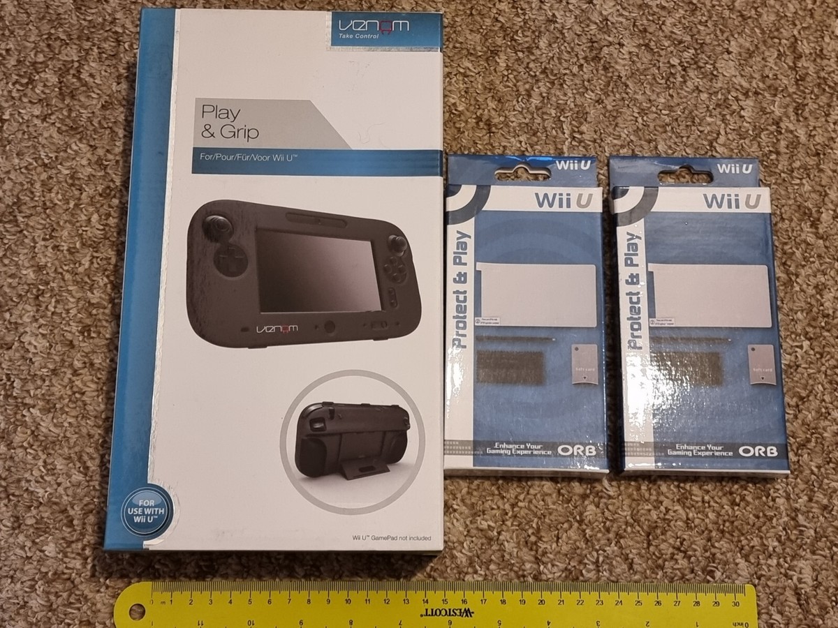 NINTENDO WII U GAMEPAD ACCESSORY SET BRAND NEW Silicon Case