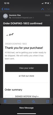 SEALED Official Pressing SIGNED Dominic Fike - What Could Possibly