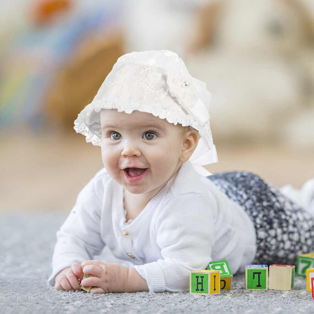 2 PCS Girl Hats Lace Knot Infant Photography Costume Cap Prop eBay