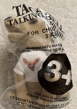 Taco Bell Dog “How Cool Is This” Talking Chihuahua Plush White T Shirt - Sealed
