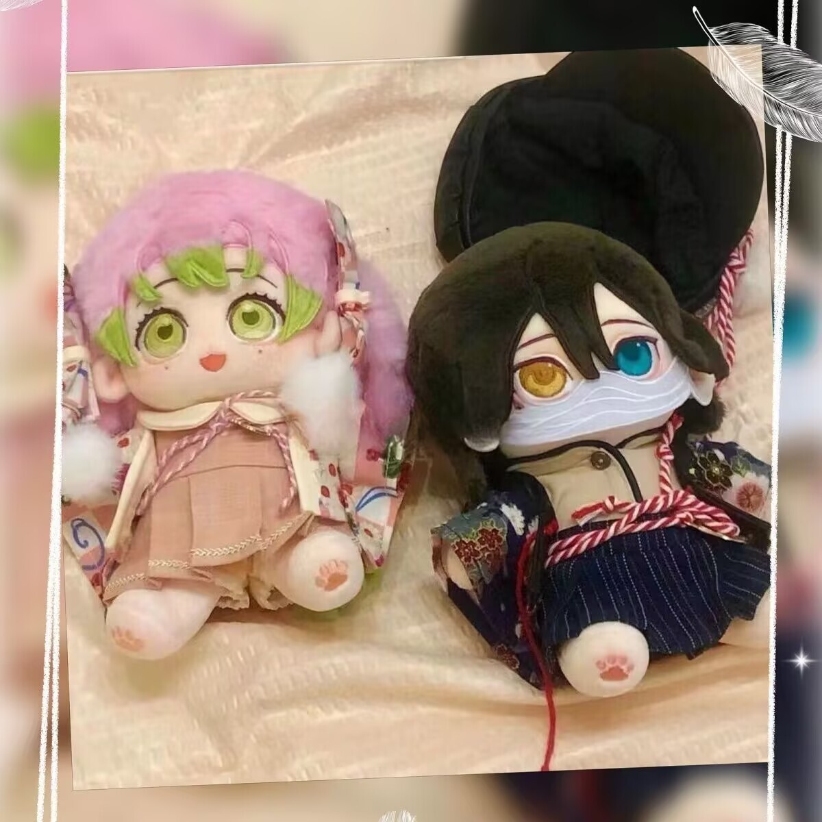 Peluche Mitsuri Kanroji Demon Slayer 15cm &ndash; Morbido E Collezionabile