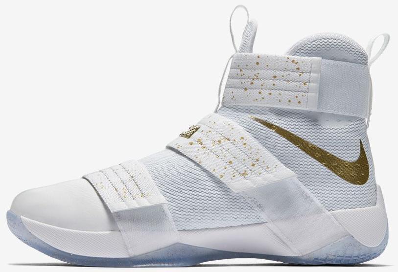 Nike Zoom LeBron Soldier 10 Gold Swoosh for Sale | Authenticity