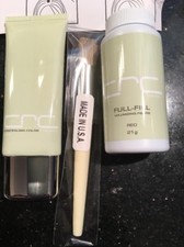 CRC Concealing Color full Fill Fibers  Stippler Brush Set for Thinning New RED