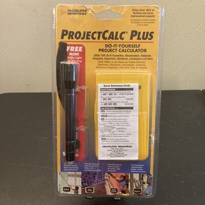 ProjectCalc Plus DIY Project Calculator Calculated Industries 8525 - Works Great