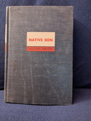 Native Son - Richard Wright - First Edition - 1940 - Sharp book - red lettering