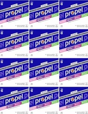 LOT OF 12 Propel Zero Sugar Electrolyte Powder Packets Variety Pack 40 Count