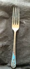 INTERNATIONAL QUEENS LACE STERLING SILVER 1  FORK GREAT SHAPE HAND POLISHED EACH