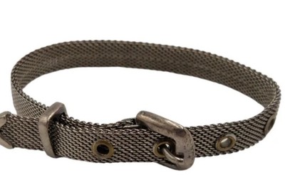 Ralph Lauren Vintage Sterling Silver Mesh Buckle Bracelet | eBay