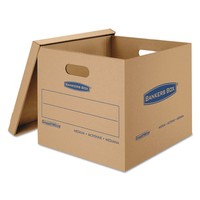 Bankers Box Smoothmove Classic Medium Moving Boxes 18l X 15w X 14h Kraft/blue 8 on sale Bankers Box Smoothmove Classic Medium Moving Boxes 18l X 15w X 14h Kraft/blue 8 on sale
