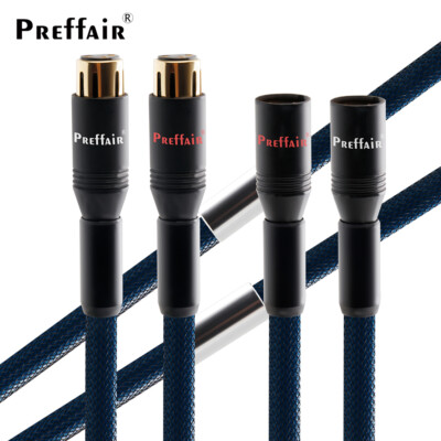 HiFi Audio Silver Plated OFC Audio Signal Wire XLR Balanced Cable 3 PIN XLR Cord